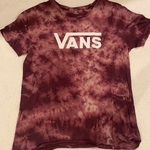 Tie dye Vans T shirt